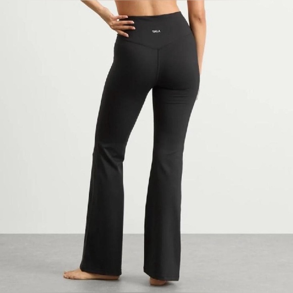 TALA Skinluxe high rise Cross waist flared leggings - Black - Picture 2 of 8